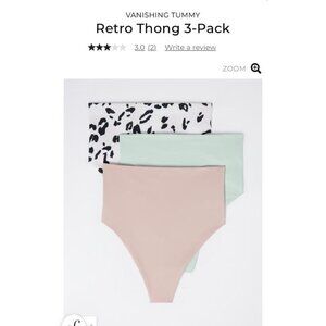 NWT Soma Intimates Retro Thong Bundle of 2